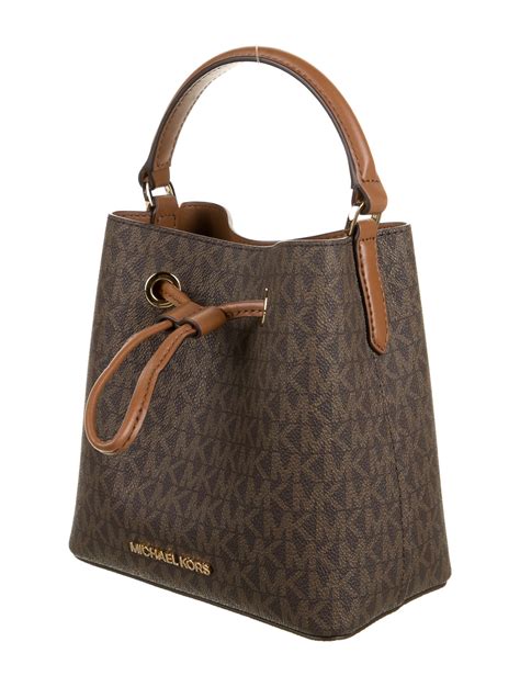 michael kors older bucket handbag|Michael Kors bucket bag sale.